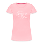 Forgiven & Free - Women’s Premium Organic T-Shirt - pink