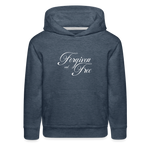 Forgiven & Free - Kids‘ Premium Hoodie - heather denim