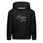 Forgiven & Free - Kids‘ Premium Hoodie - charcoal grey