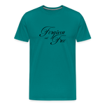 Forgiven & Free - Unisex Premium T-Shirt - teal