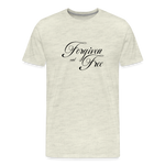 Forgiven & Free - Unisex Premium T-Shirt - heather oatmeal