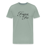 Forgiven & Free - Unisex Premium T-Shirt - steel green