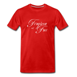Forgiven & Free - Men’s Premium Organic T-Shirt - red