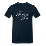 Forgiven & Free - Men’s Premium Organic T-Shirt - deep navy