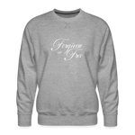Forgiven & Free - Men’s Premium Sweatshirt - heather grey