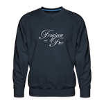 Forgiven & Free - Men’s Premium Sweatshirt - navy