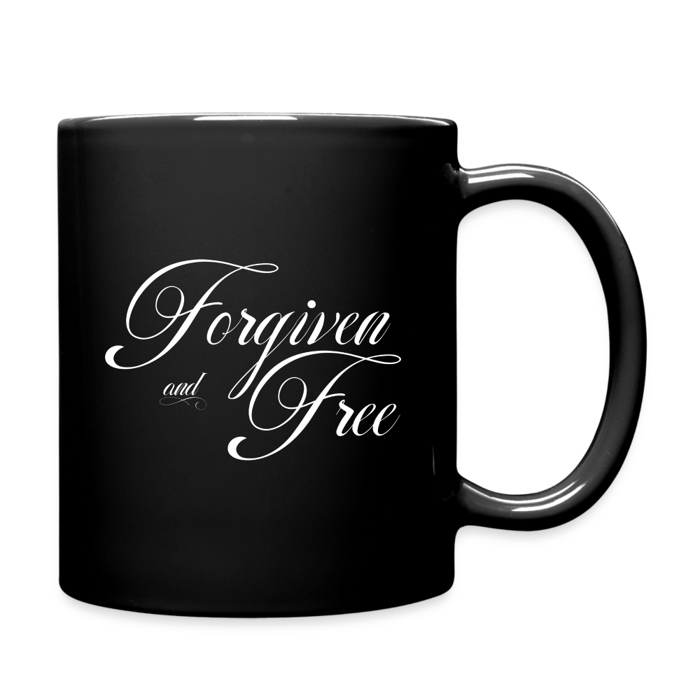 Forgiven & Free - Full Color Mug - black