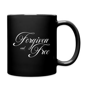 Forgiven & Free - Full Color Mug - black