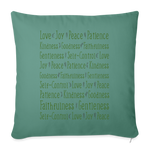 Fruit of the Spirit - Throw Pillow Cover - cypress green