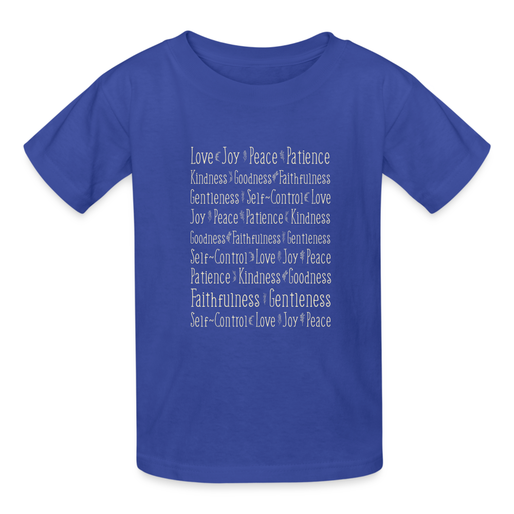 Fruit of the Spirit - Kids' T-Shirt - royal blue