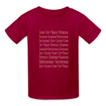Fruit of the Spirit - Kids' T-Shirt - dark red
