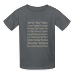Fruit of the Spirit - Kids' T-Shirt - charcoal