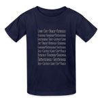 Fruit of the Spirit - Kids' T-Shirt - navy