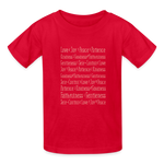 Fruit of the Spirit - Kids' T-Shirt - red