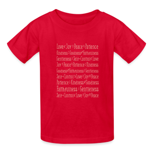 Fruit of the Spirit - Kids' T-Shirt - red