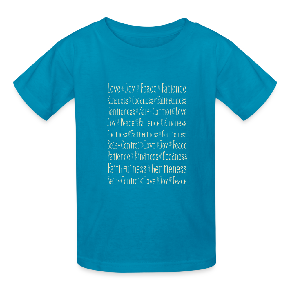 Fruit of the Spirit - Kids' T-Shirt - turquoise