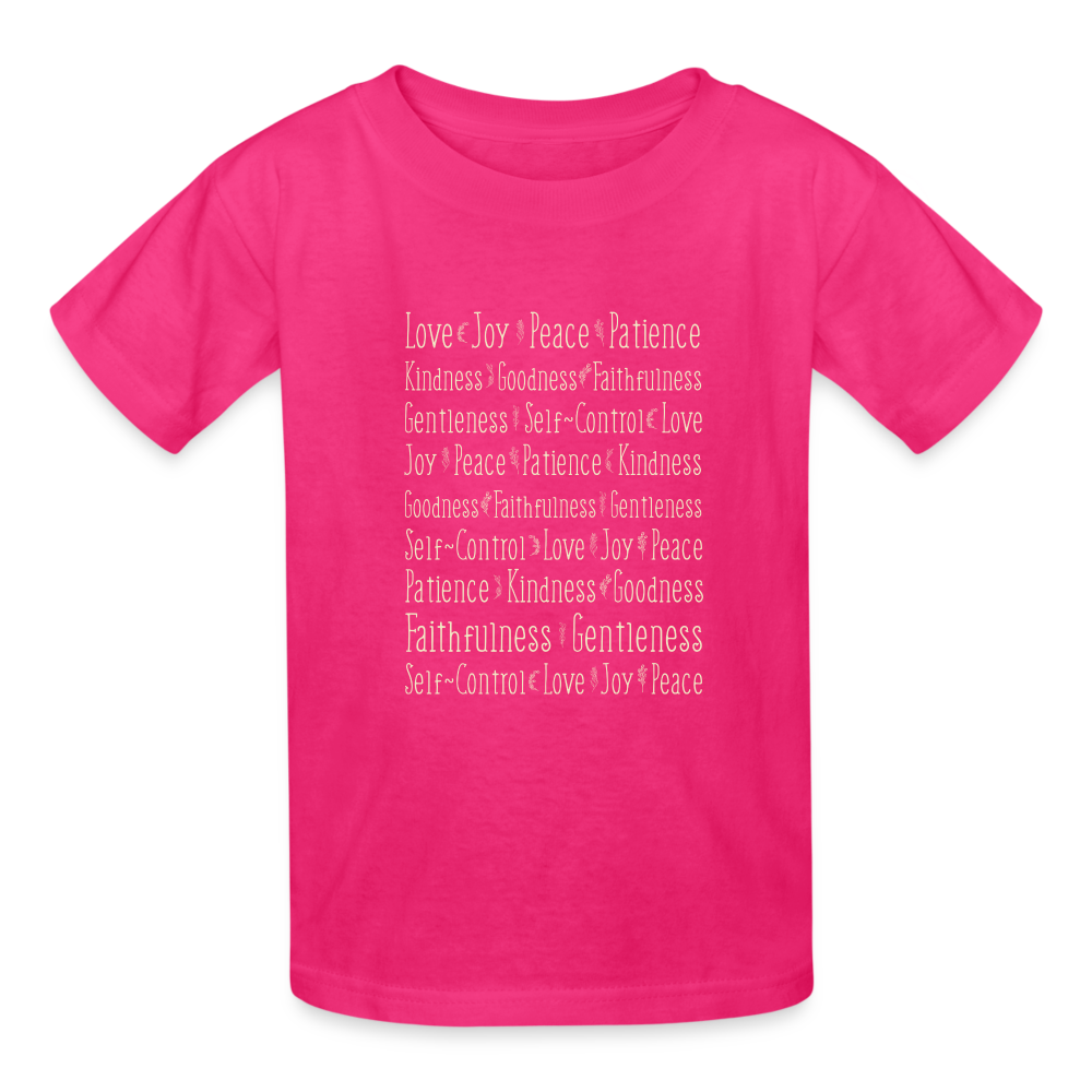 Fruit of the Spirit - Kids' T-Shirt - fuchsia