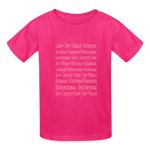 Fruit of the Spirit - Kids' T-Shirt - fuchsia