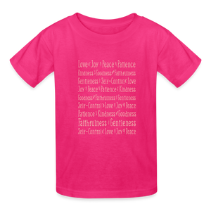 Fruit of the Spirit - Kids' T-Shirt - fuchsia