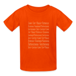 Fruit of the Spirit - Kids' T-Shirt - orange