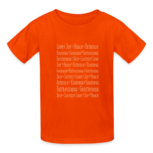 Fruit of the Spirit - Kids' T-Shirt - orange