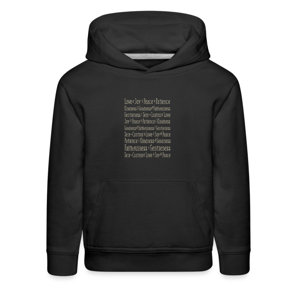 Fruit of the Spirit - Kids‘ Premium Hoodie - black