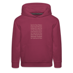 Fruit of the Spirit - Kids‘ Premium Hoodie - burgundy