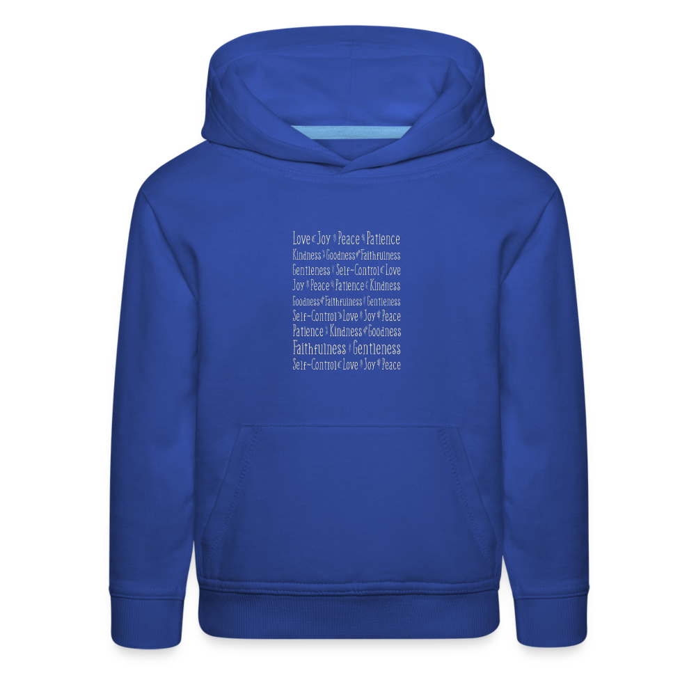 Fruit of the Spirit - Kids‘ Premium Hoodie - royal blue