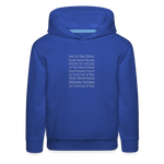 Fruit of the Spirit - Kids‘ Premium Hoodie - royal blue