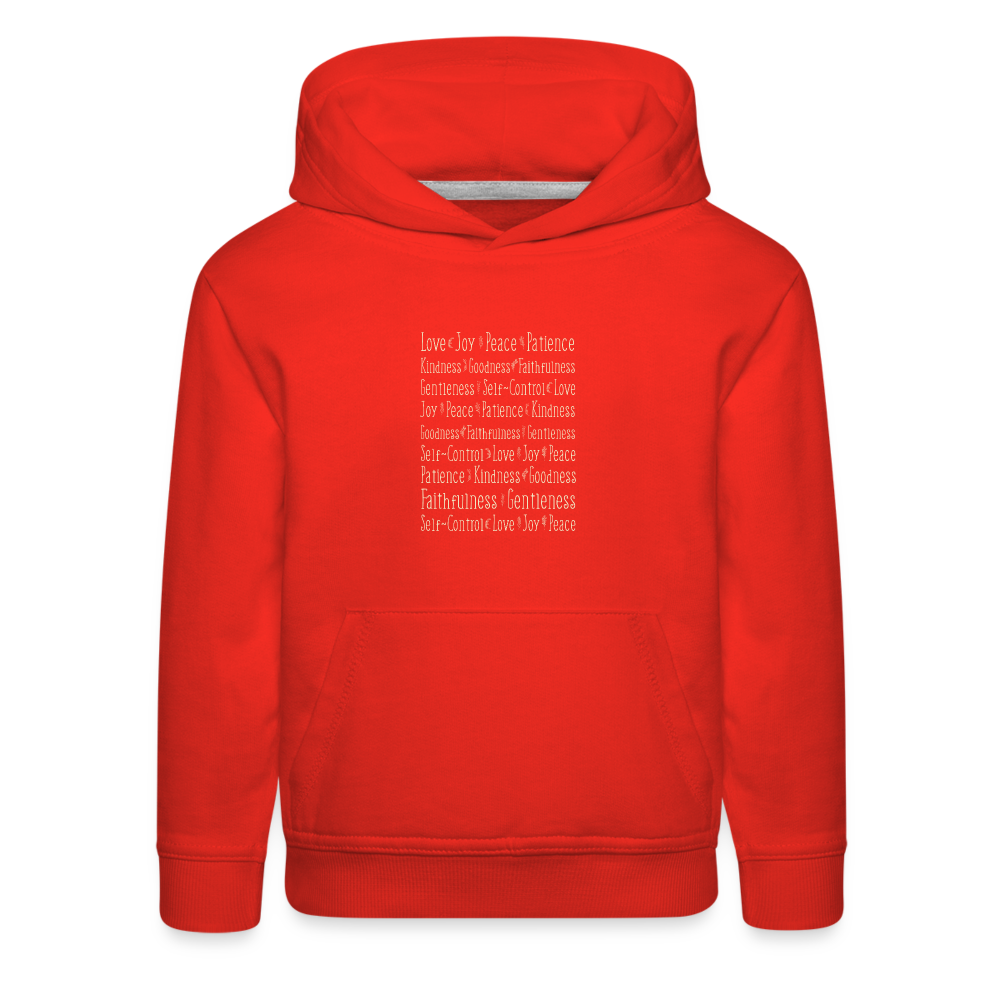 Fruit of the Spirit - Kids‘ Premium Hoodie - red