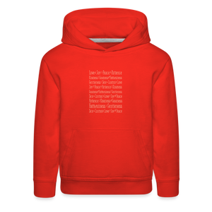 Fruit of the Spirit - Kids‘ Premium Hoodie - red