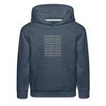 Fruit of the Spirit - Kids‘ Premium Hoodie - heather denim