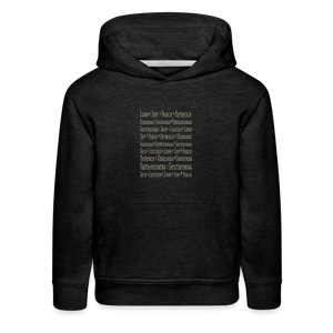Fruit of the Spirit - Kids‘ Premium Hoodie - charcoal grey