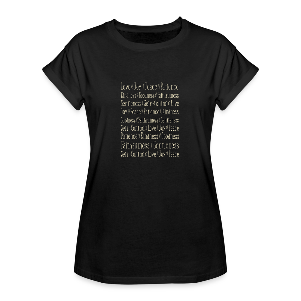 Fruit of the Spirit - Women's Relaxed Fit T-Shirt - black