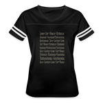 Fruit of the Spirit - Women’s Vintage Sport T-Shirt - black/white