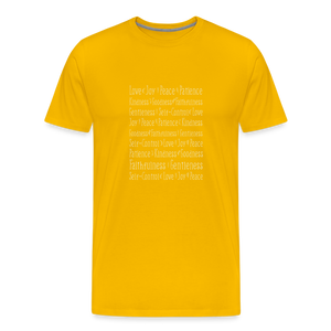 Fruit of the Spirit - Unisex Premium T-Shirt - sun yellow