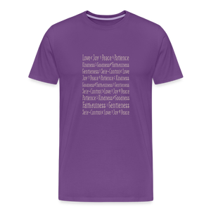 Fruit of the Spirit - Unisex Premium T-Shirt - purple