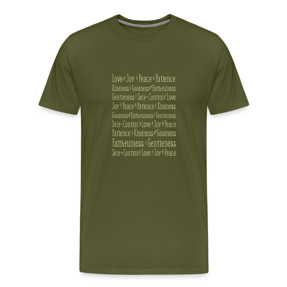 Fruit of the Spirit - Unisex Premium T-Shirt - olive green