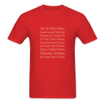 Fruit of the Spirit - Unisex Classic T-Shirt - red