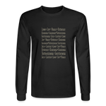 Fruit of the Spirit - Men's Long Sleeve T-Shirt - black
