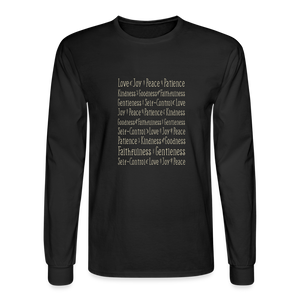 Fruit of the Spirit - Men's Long Sleeve T-Shirt - black