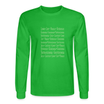 Fruit of the Spirit - Men's Long Sleeve T-Shirt - bright green