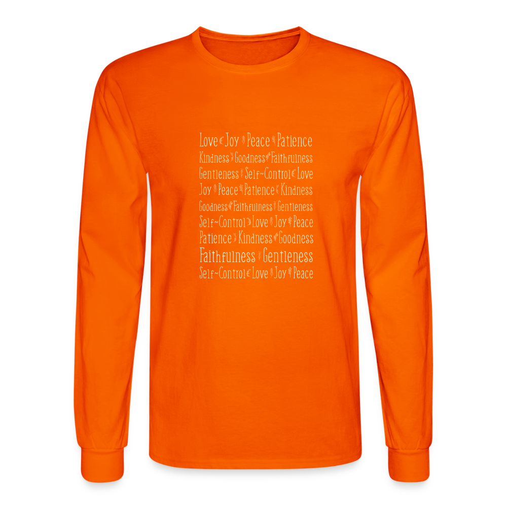 Fruit of the Spirit - Men's Long Sleeve T-Shirt - orange