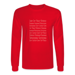 Fruit of the Spirit - Men's Long Sleeve T-Shirt - red