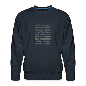 Fruit of the Spirit - Men’s Premium Sweatshirt - navy