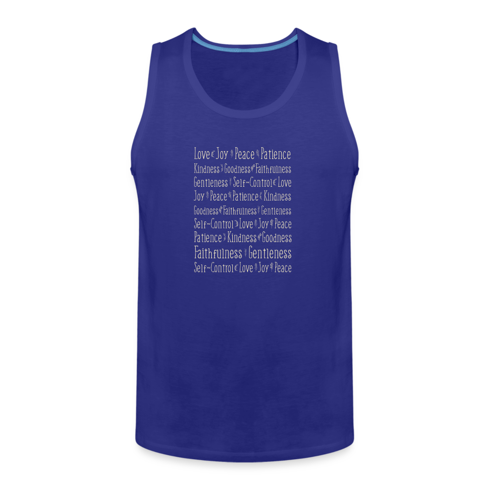 Fruit of the Spirit - Men’s Premium Tank - royal blue