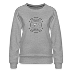 Grass for Cattle - Women’s Premium Sweatshirt - heather grey