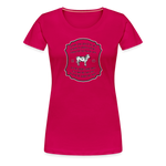 Grass for Cattle - Women’s Premium T-Shirt - dark pink