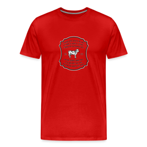 Grass for Cattle - Unisex Premium T-Shirt - red