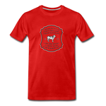 Grass for Cattle - Men’s Premium Organic T-Shirt - red